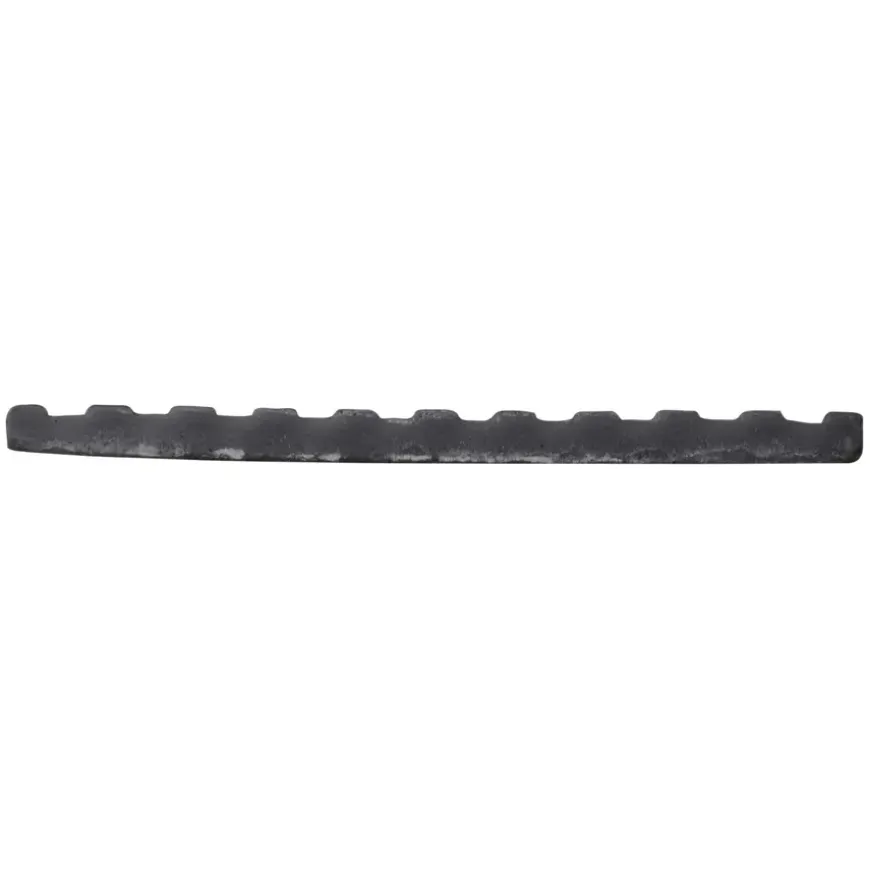Slijtstrip kunststof antraciet zelfklevend 2,5x40mm 260cm