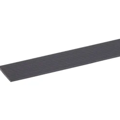 Slijtstrip kunststof antraciet zelfklevend 2,5x40mm 260cm