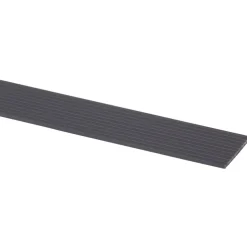 Slijtstrip kunststof antraciet zelfklevend 2,5x40mm 260cm