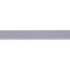 Slijtstrip kunststof RVS look zelfklevend 2,5x28mm 260cm