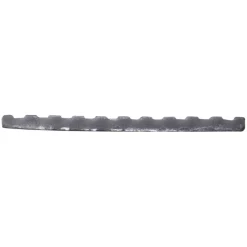 Geen Slijtstrip kunststof RVS look zelfklevend 2,5x40mm 260cm