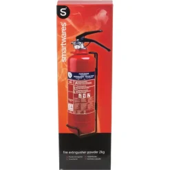 Smartwares Brandblusser BB2 Poeder 2 kg Brandklasse ABC Inclusief Ophangbeugel