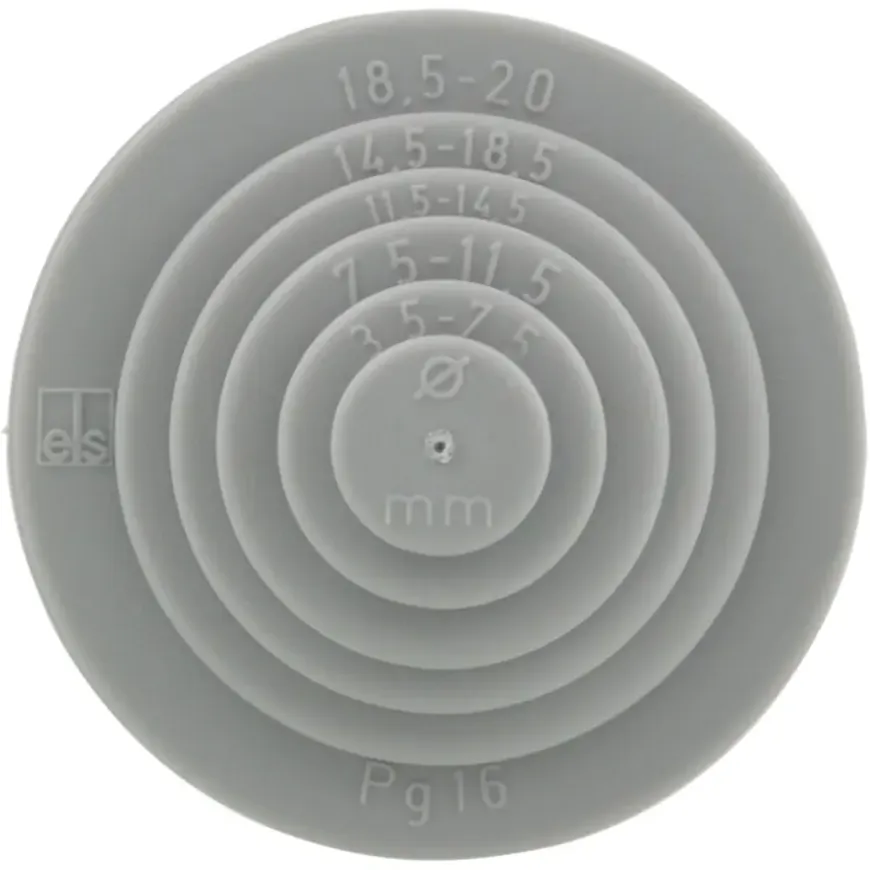 Snijnippel PG16 grijs tbv kabeldoos 20mm (10 stuks)