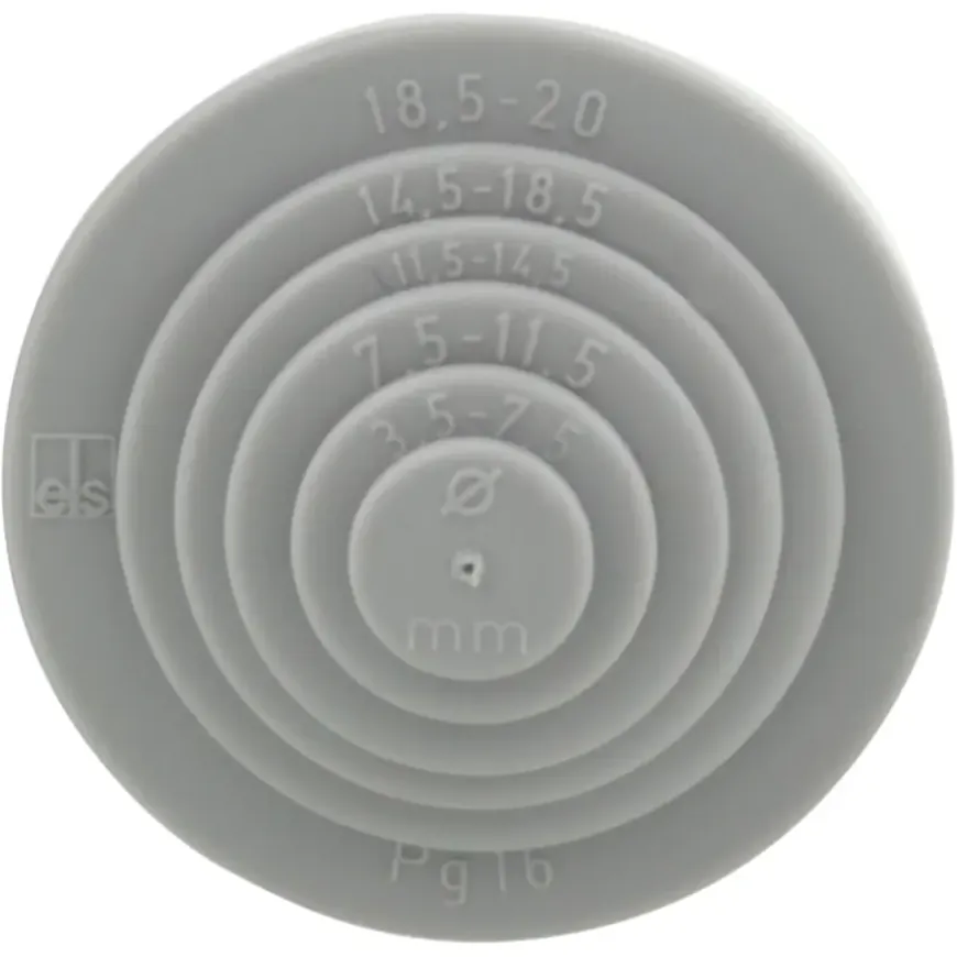 Snijnippel PG16 grijs tbv kabeldoos 20mm (10 stuks)