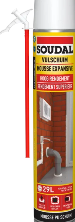 Soudal pur bouwschuim universeel 750 ml