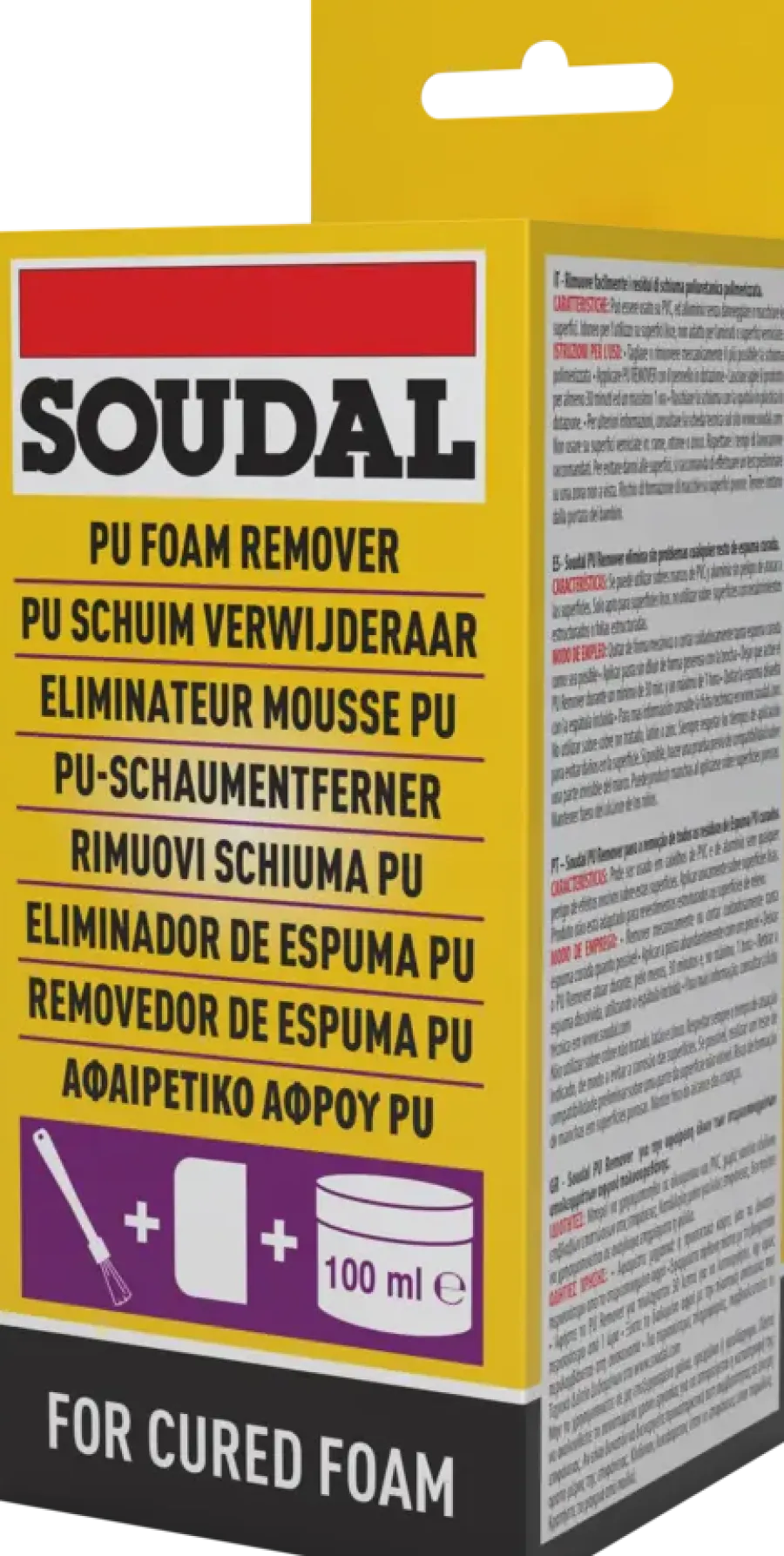 Soudal PU-schuim verwijderaar 100 ml