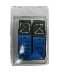 Seilflechter Spanbanden set 25 mm x 2,5 m zwart 2 stuks