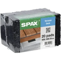 Spax isolatiepads terras 8 mm 20 stuks