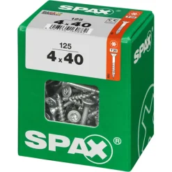 SPAX schroef T-Star Plus geel 4x40 mm 125 stuks