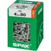 SPAX schroef T-Star Plus geel 4,5x80 mm 150 stuks
