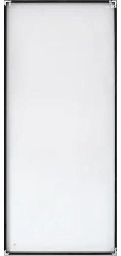 Geen Spiegel Berlin alu zwart 180x80 cm
