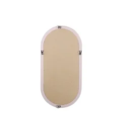 KARWEI Spiegel met houten frame lila 20x40x2,5cm