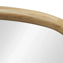 Geen Spiegel Rijk organisch hout