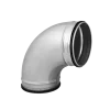 Geen Spiraalbuis 90° Bocht Ø 125 mm