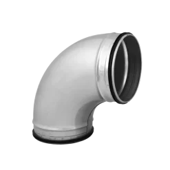 Geen Spiraalbuis 90° Bocht Ø 125 mm