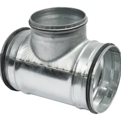 Geen Spiraalbuis 90° T-stuk Ø 125 x 100 x 125 mm