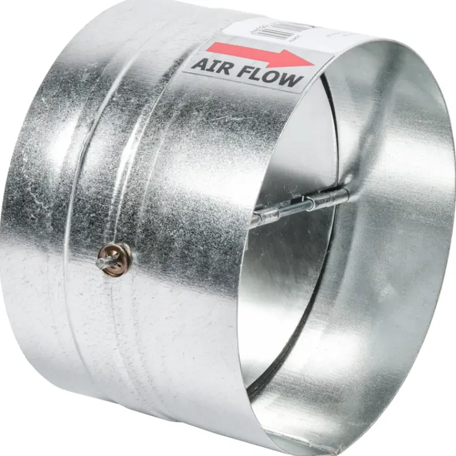 Geen Spiraalbuis Verbinder met Terugslagklep Ø 125 mm