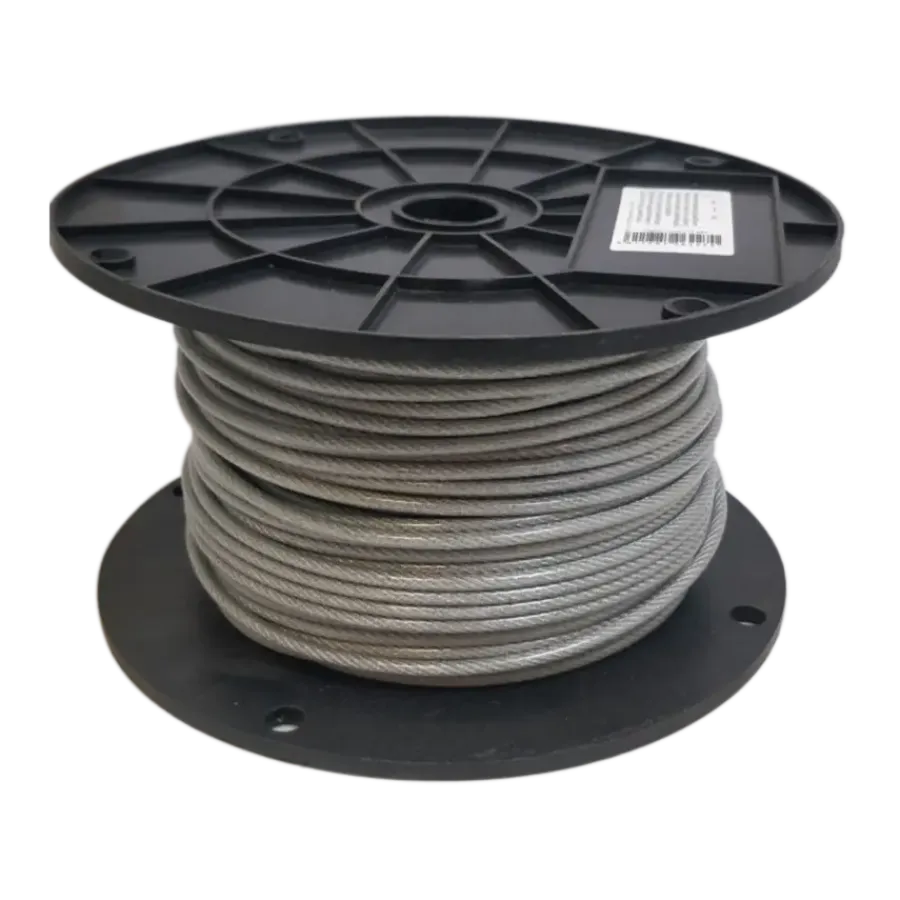 Ledent Staaldraad metaal geplastificeerd 3/4 mm per meter