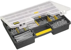 Stanley assortimentsdoos 25-vaks 32,5x46x8 cm met flexibele indeling