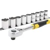 Stanley dopsleutelset 1/2 10 delig