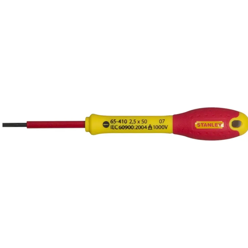Stanley FatMax schroevendraaier VDE platkop SL2,5x50 mm