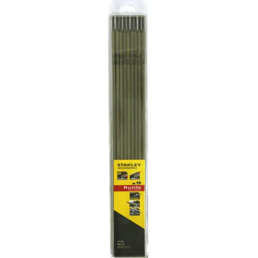 STANLEY laselektroden rutile 3,25 x 350 mm 9 stuks