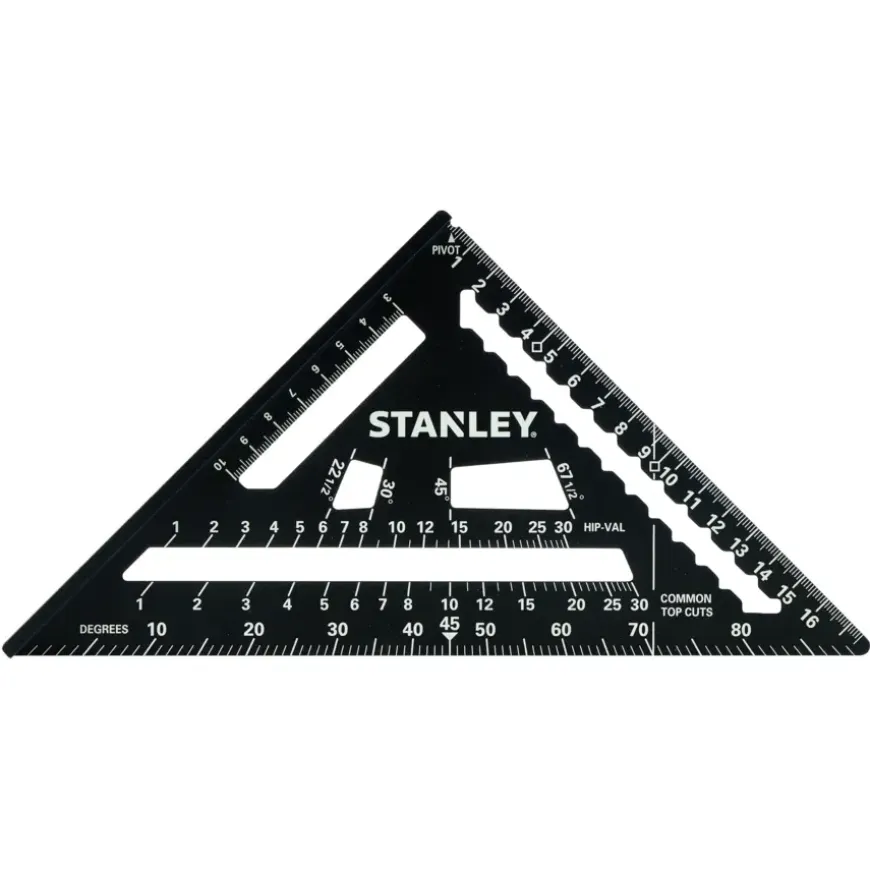 Stanley multifunctionele aluminium bouwdriehoek 180mm