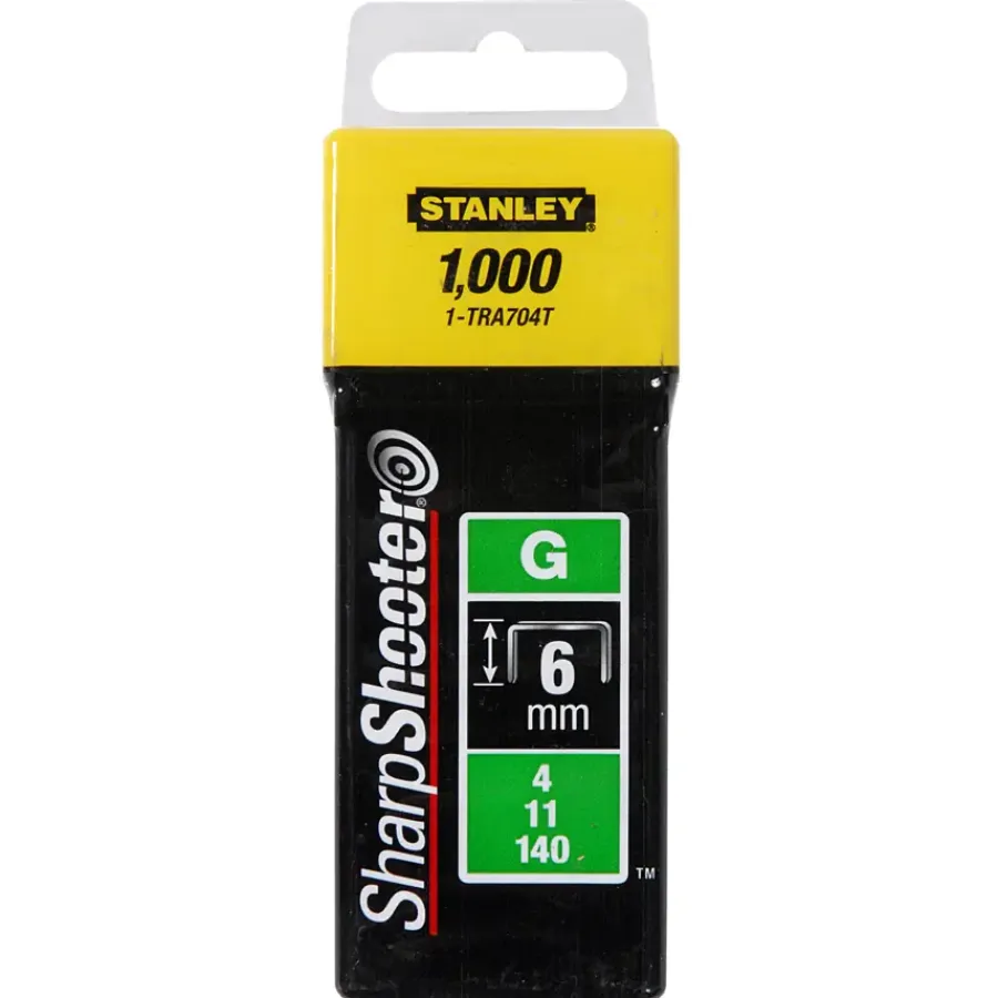 STANLEY nieten type g 10.6x6mm 1000st