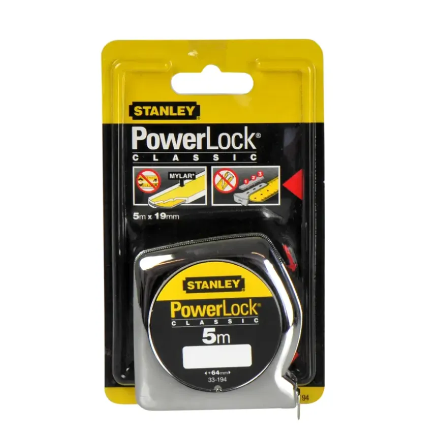 Stanley PowerLock Classic rolmaat 5 m