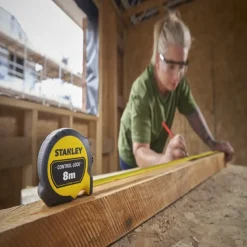 Stanley rolbandmaat Control-Lock 8 meter