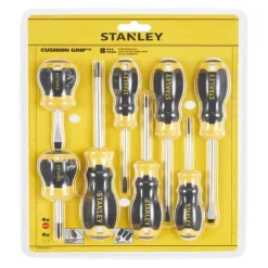 Stanley schroevendraaierset Cushiongrip 8 delig