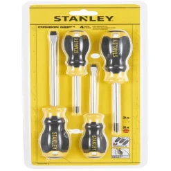 Stanley schroevendraaierset Cushiongrip 4 delig