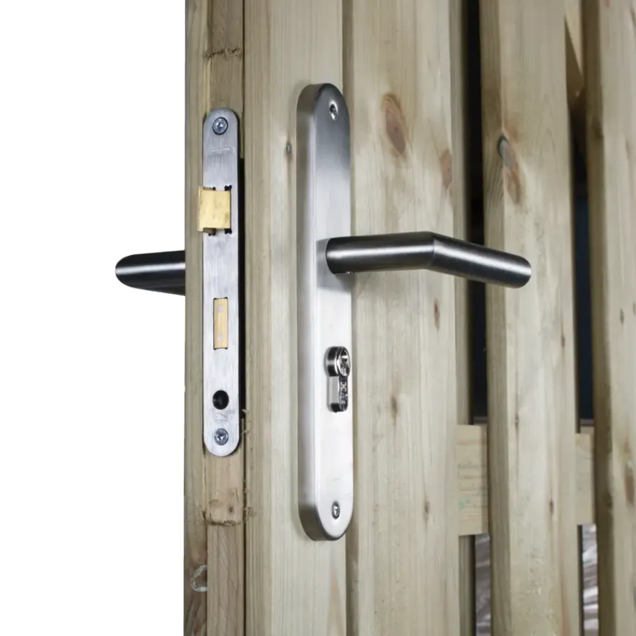 STARX Tuinpoortsluiting poortslot met insteekslot SKG 1-ster RVS
