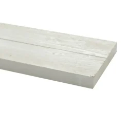 Steigerhout ca. 29x195 mm, lengte 250 cm wit