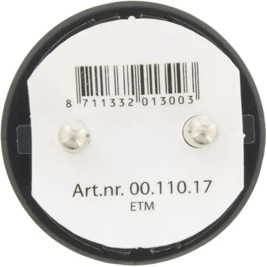 Stekker Rubber Geaard Spatwaterdicht Zwart