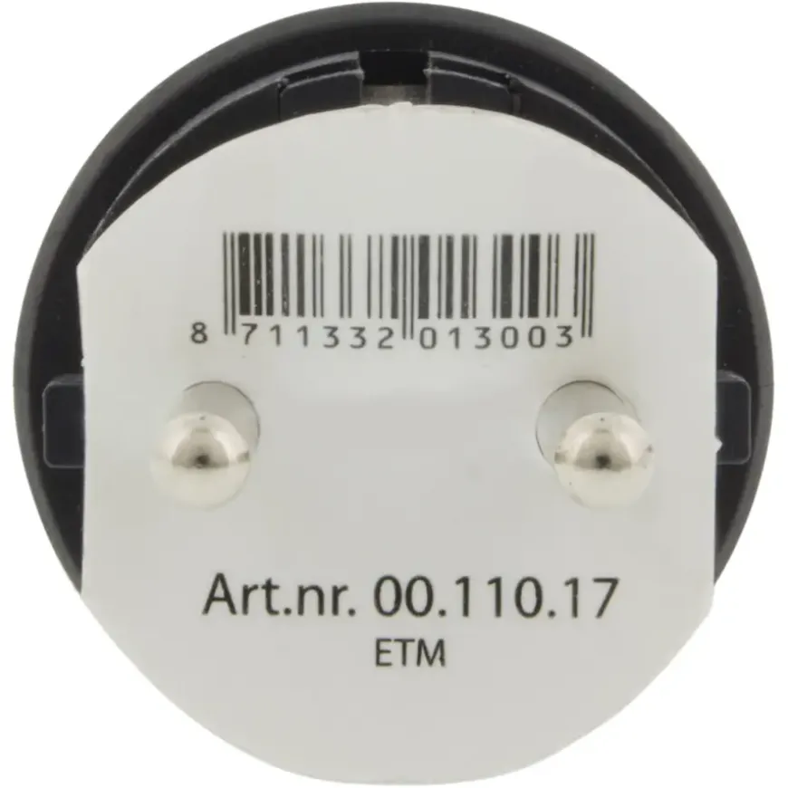 Stekker Rubber Geaard Spatwaterdicht Zwart