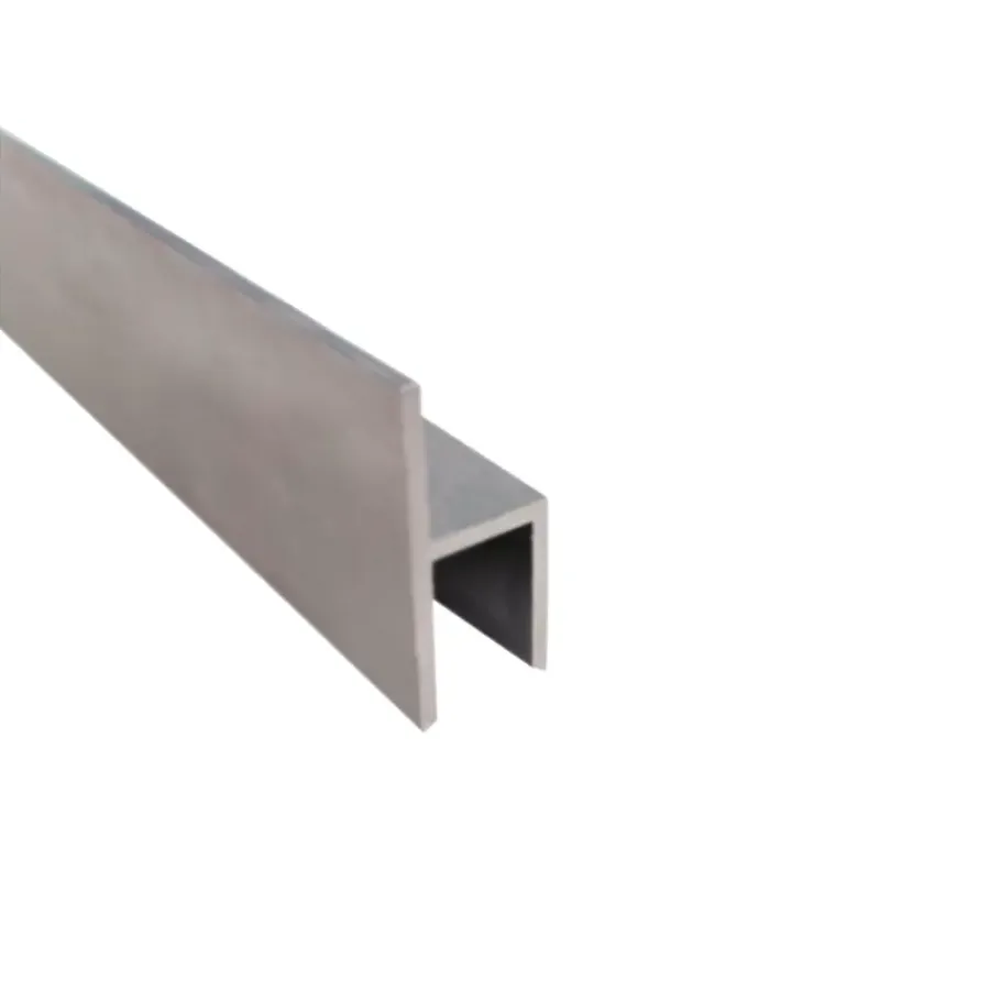 Geen Stoelprofiel mat aluminium 26x8x1x1000 mm