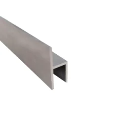 Geen Stoelprofiel mat aluminium 26x8x1x2000 mm