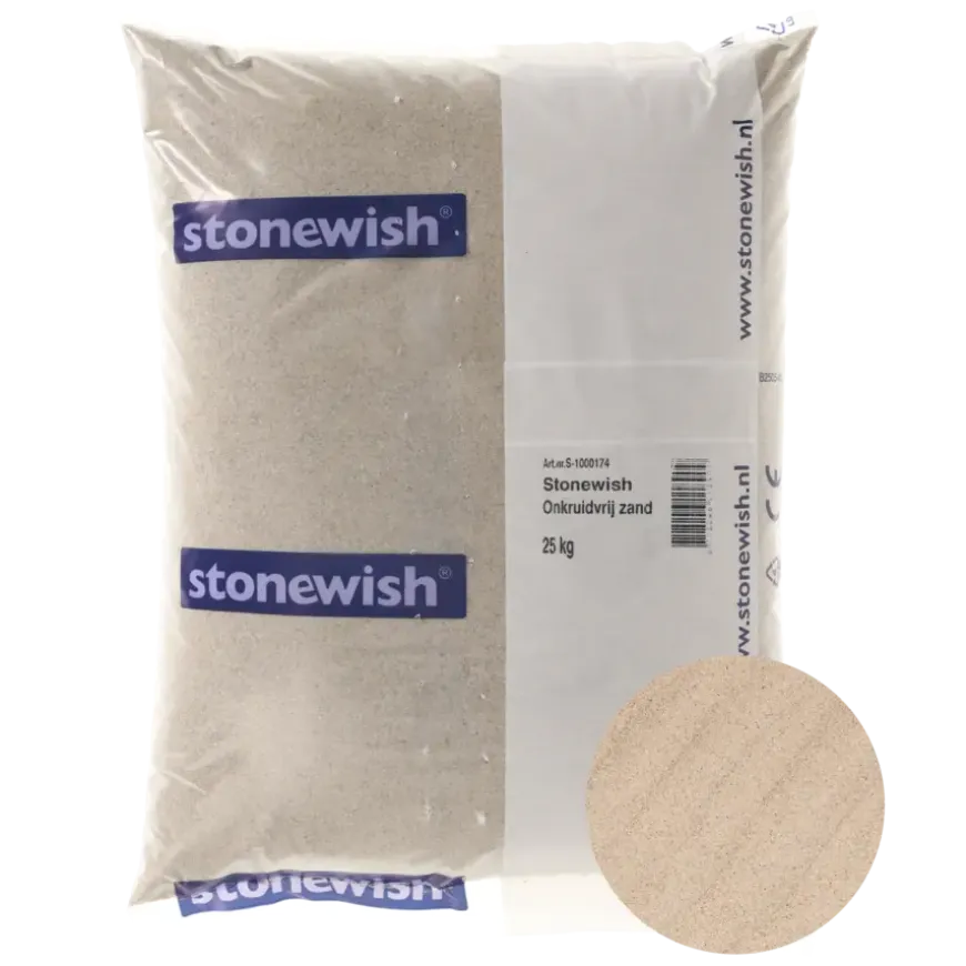 Stonewish onkruidvrij zand 25 kg
