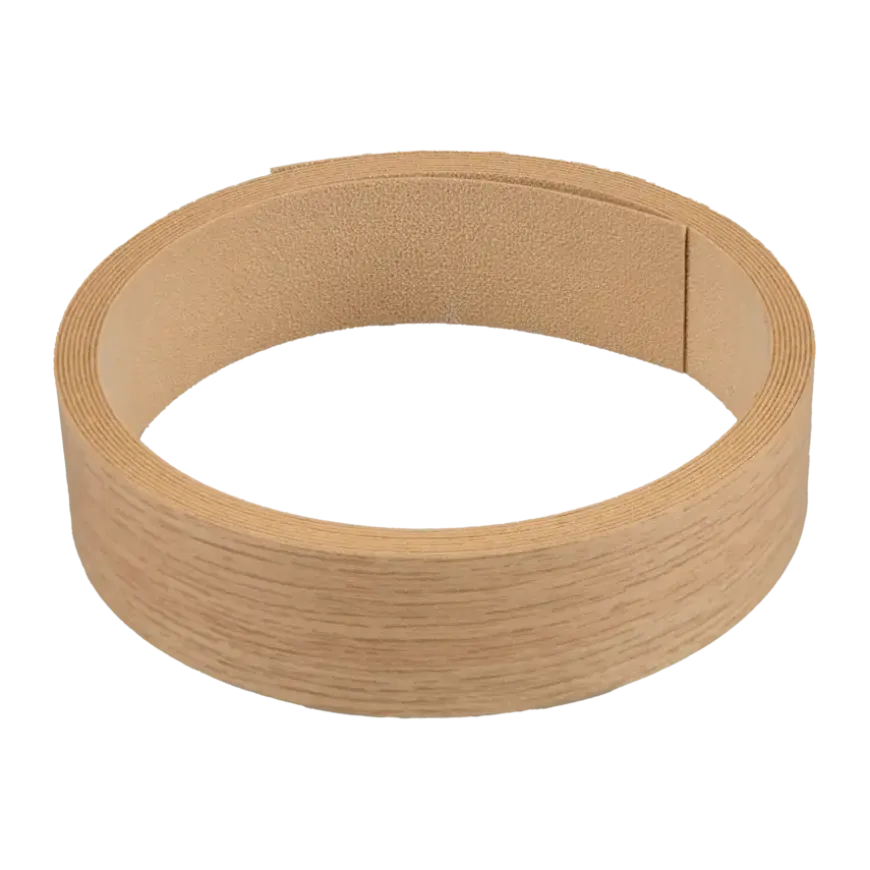 Strijkband licht eiken 23 mm 2,5 m