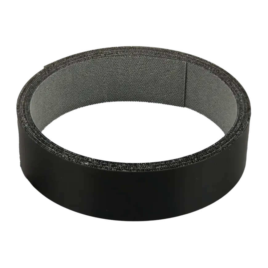 Strijkband zwart eiken 23 mm 2,5 m
