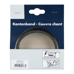 Strijkband zwart 23 mm 2,5 m