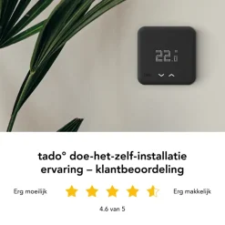 Tado Additionele Slimme Thermostaat Multi zone (uitbreiding) Zwart