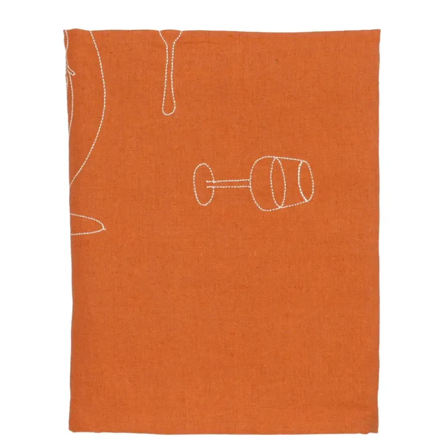 Geen Tafelkleed bruin - l250xb140cm