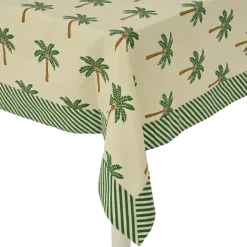 Decoris Tafelkleed katoen palmbomen 140x180 cm