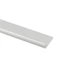 Geen Tafelrand aluminium mat zilver 25x1000x1,5mm