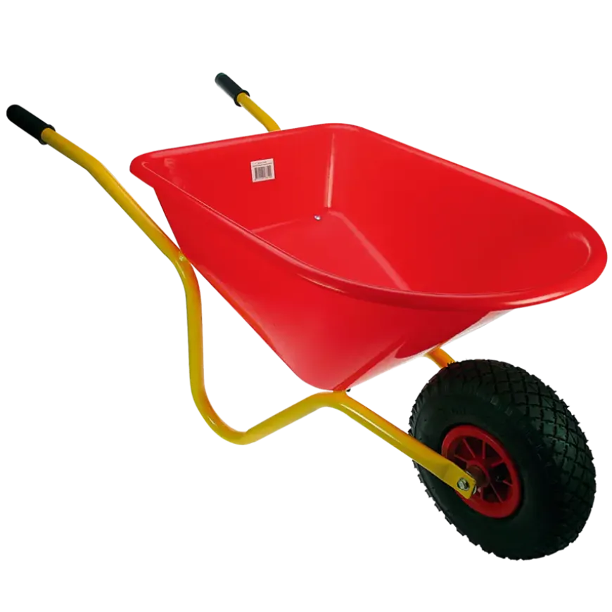 Talen Tools kinderkruiwagen rood kunststof 60 x 43 cm