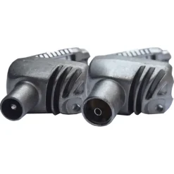 Technetix coax connector haaks male/female