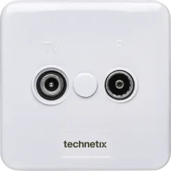 Technetix wandcontactdoos TRAS-2000 Radio / TV (Ziggo gecertificeerd)