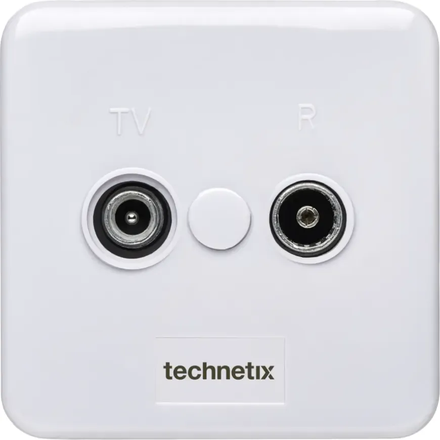 Technetix wandcontactdoos TRAS-2000 Radio / TV (Ziggo gecertificeerd)